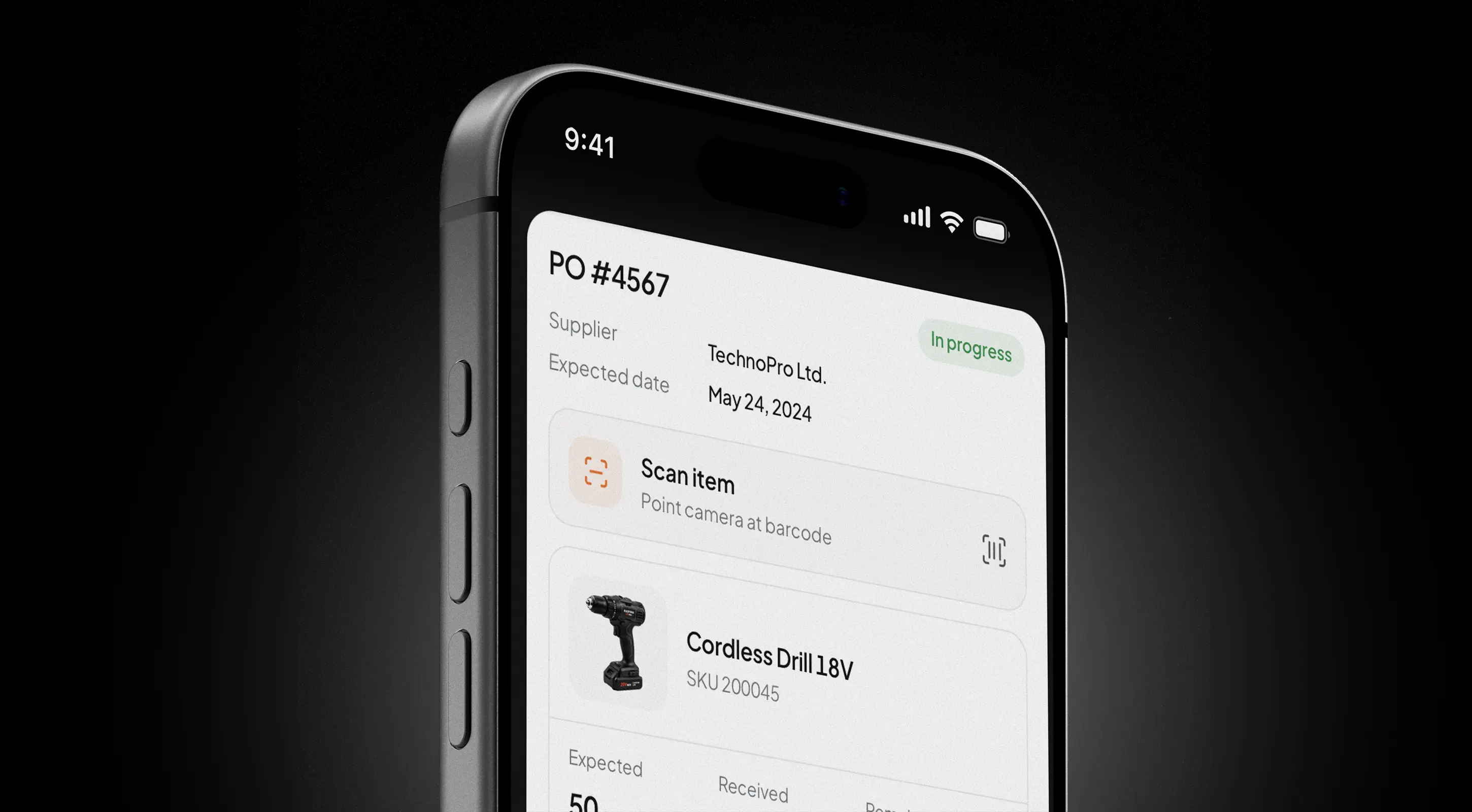 Warehouse Managment App